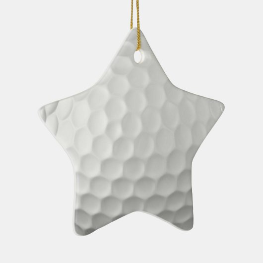 Golf Ball Textur Keramik Ornament (Rechts)