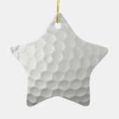 Golf Ball Textur Keramik Ornament (Vorne)