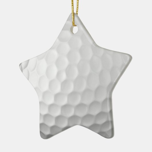 Golf Ball Textur Keramik Ornament (Links)
