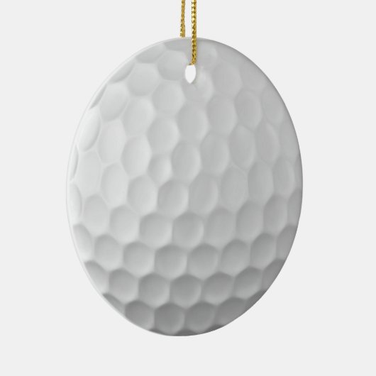 Golf Ball Textur Keramik Ornament (Rechts)