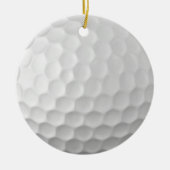 Golf Ball Textur Keramik Ornament (Vorne)