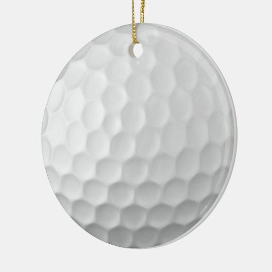 Golf Ball Textur Keramik Ornament (Links)
