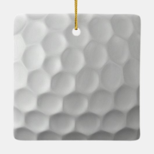 Golf Ball Textur Keramikornament (Rückseite)