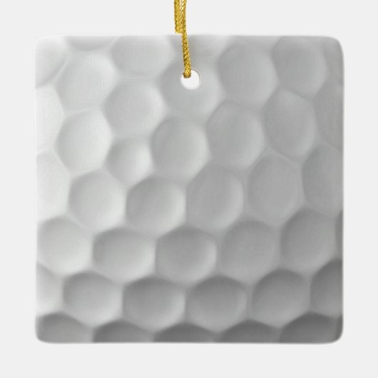 Golf Ball Textur Keramikornament (Vorderseite)
