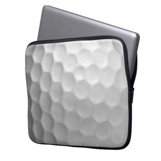 Golf Ball Textur Laptopschutzhülle (Vorderseite Links)
