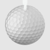 Golf Ball Textur Ornament (Rückseite)