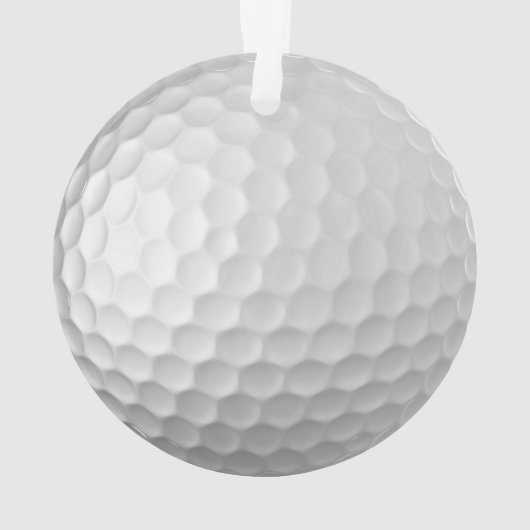 Golf Ball Textur Ornament (Rückseite)