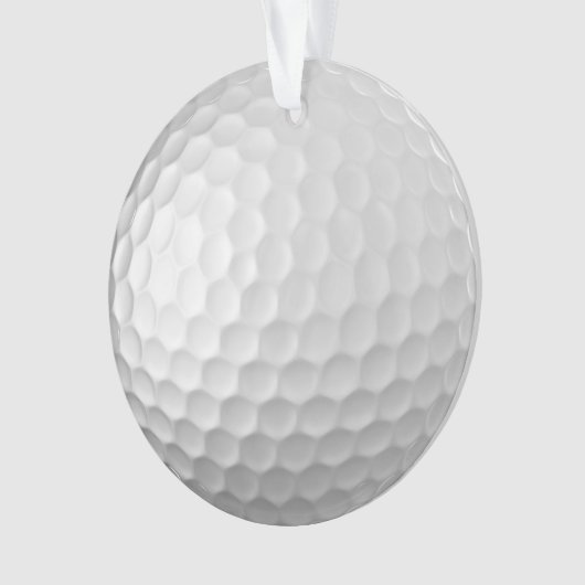 Golf Ball Textur Ornament (Vorderseite)