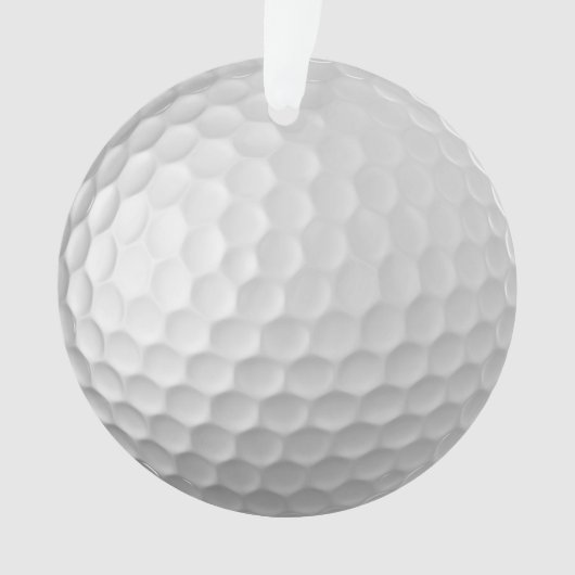 Golf Ball Textur Ornament (Vorderseite)