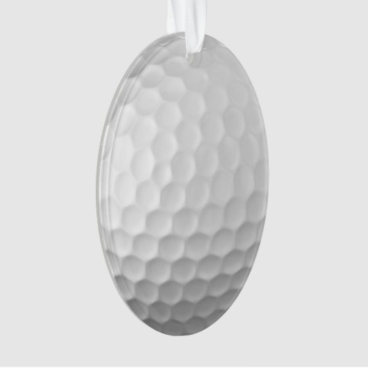 Golf Ball Textur Ornament (Vorderseite)