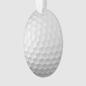 Golf Ball Textur Ornament (Vorderseite)