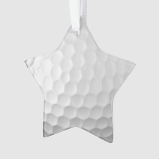 Golf Ball Textur Ornament (Vorderseite)