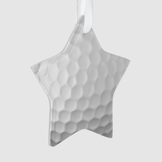 Golf Ball Textur Ornament (Vorderseite)