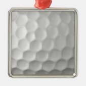 Golf Ball Textur Ornament Aus Metall (Vorne)