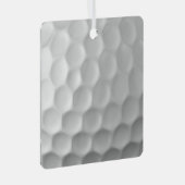 Golf Ball Textur Ornament Aus Metall (Vorderseite Rechts)