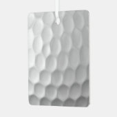 Golf Ball Textur Ornament Aus Metall (Vorderseite links)