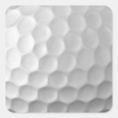 Golf Ball Textur Quadratischer Aufkleber (Vorderseite)