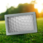 Golf Ball Textur Rechteckige Gürtelschnalle<br><div class="desc">VIER! Dieses Bild des Golf Ball Dimples ist perfekt für jeden Golf Lover.</div>