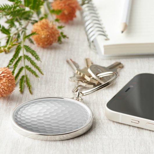 Golf Ball Textur Schlüsselanhänger (Seite)