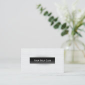 Golf Ball Texture Beruflich Golf Visitenkarte (Stehend Vorderseite)