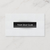 Golf Ball Texture Beruflich Golf Visitenkarte (Vorderseite)