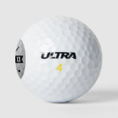 Golf Ball Texture & Club Initial Monogram (Logo)