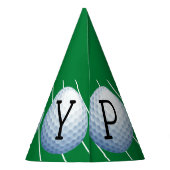 Golf Ball Themed Party Hat Partyhütchen (Rückseite)