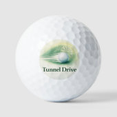 Golf Ball | Tunnel Drive Speed Trail Design (Vorderseite)