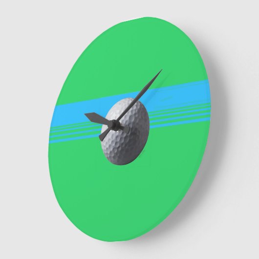 Golf-Ball-Uhr Große Wanduhr (Winkel)
