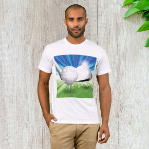 Golf Ball und T-Shirt Mens T - Shirt