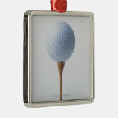 Golf-Ball und T-Shirt Ornament Aus Metall (Rechts)