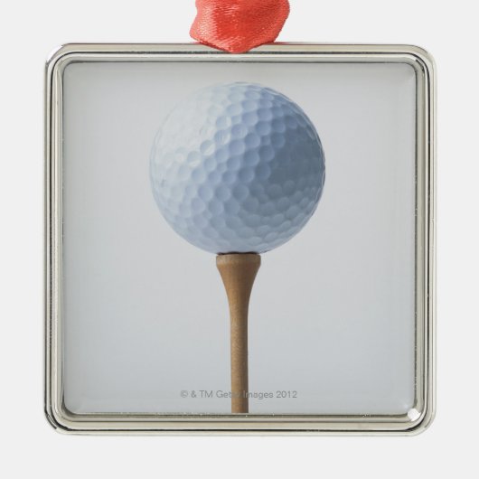 Golf-Ball und T-Shirt Ornament Aus Metall (Vorne)