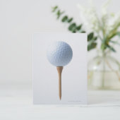 Golf Ball und T-Shirt Postkarte (Stehend Vorderseite)