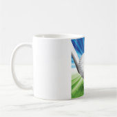 Golf Ball und T-Shirt Tasse (Links)