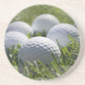 Golf-Ball-Untersetzer Sandstein Untersetzer (Vorne)