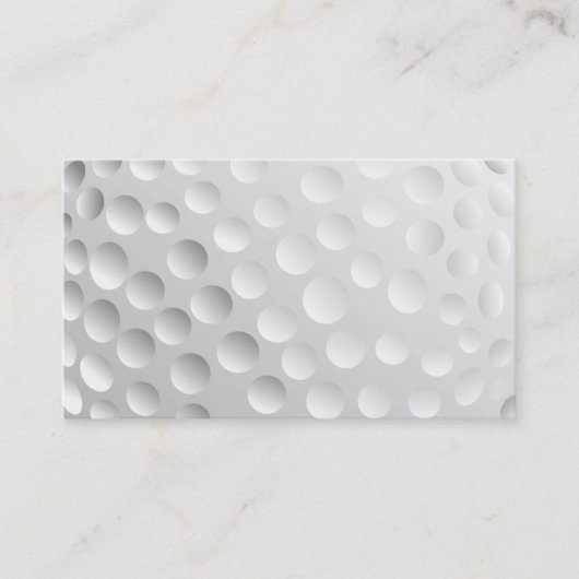 Golf Ball Visitenkarte (Vorderseite)