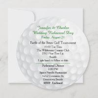 Golf Ball Vorversammlungen Einladung