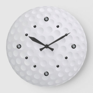 Golf Ball Wall Clock Große Wanduhr