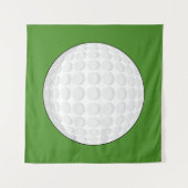 Golf Ball Wandteppich (Vorderseite (Horizontal))