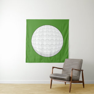 Golf Ball Wandteppich
