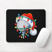 Golf Ball Weihnachtsmannmütze Weihnachten Weihnach Mousepad (Mit Mouse)