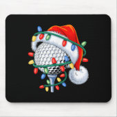 Golf Ball Weihnachtsmannmütze Weihnachten Weihnach Mousepad (Vorne)