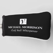 Golf Ball Whispere Personalisiert Name Golf Head C Headcover (Vorderseite)