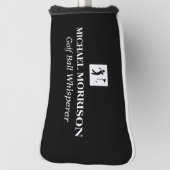 Golf Ball Whispere Personalisiert Name Golf Head C Headcover (Rotieren 90)