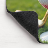 Golf Ball Wine Glass and Club Mousepad (Ecke)