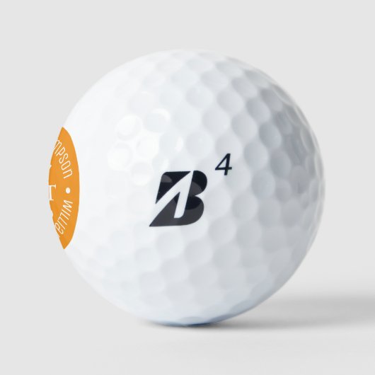 Golf Ball with Monogram for Stylish Golfers (Logo)