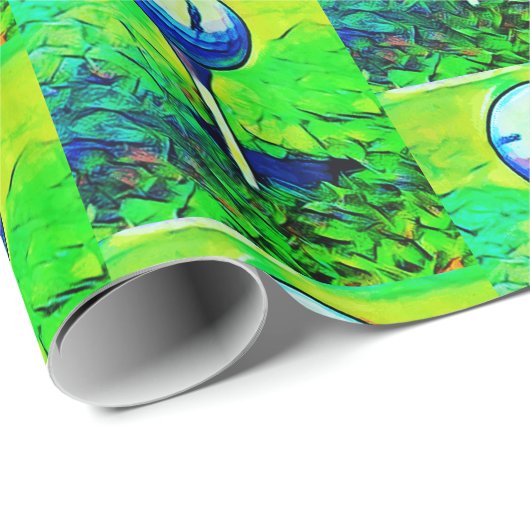 Golf Ball Wrapping Paper Geschenkpapier (Rolleneckpunkt)