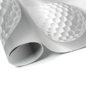 Golf Ball Wrapping Paper - Ideal für Golf Lover Geschenkpapier (Rolleneckpunkt)