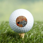 Golf Ball Zebra Rock Painted Wild (Insitu T-Shirt)