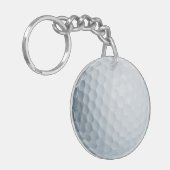 Golf-Ballacryl-Schlüsselanhänger Schlüsselanhänger (Vorderseite links)
